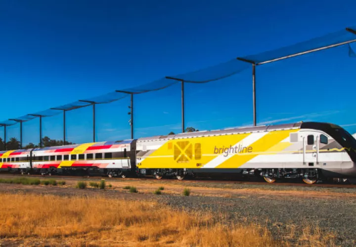 Tren de alta velocidad. La línea ferroviaria de alta velocidad. FOTO/EFE