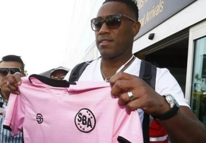 Luis Tejada con la camiseta de Sport Boys.Foto:Cortesía