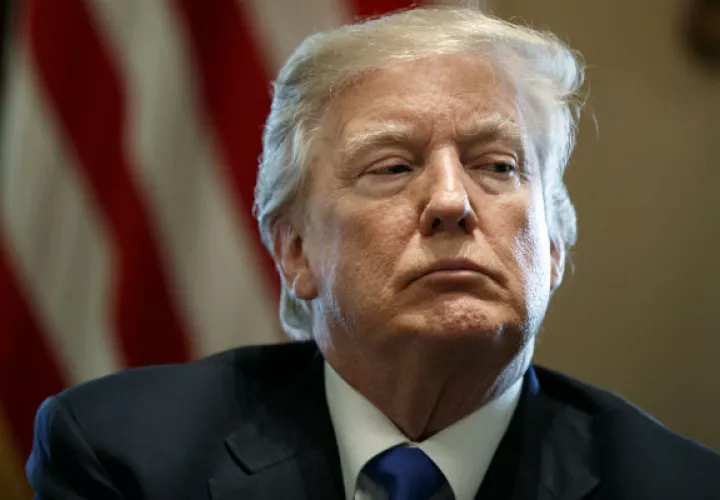 El presidente Donald Trump, asegura que no insultó a nadie . FOTO/AP