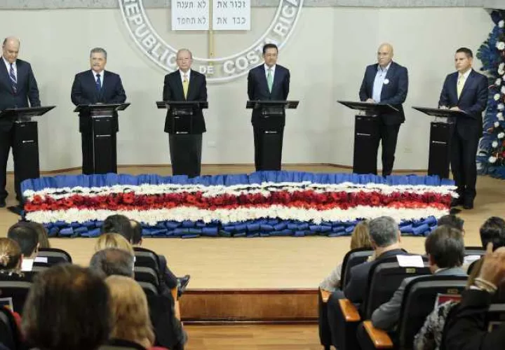 Debate presidencial costarricense. EFE