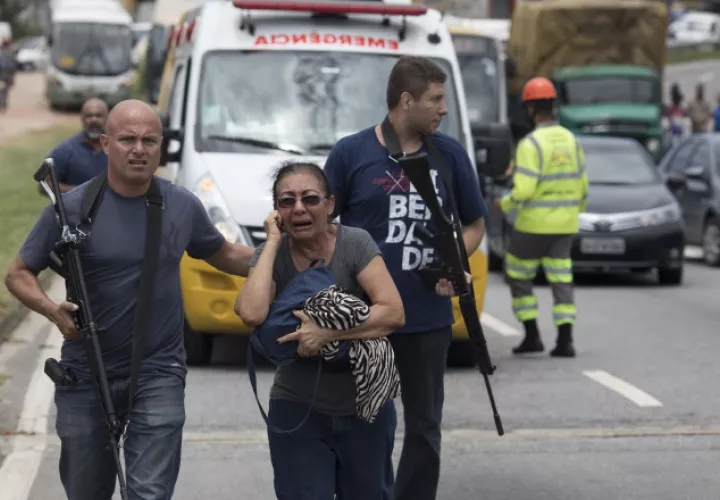 Suben los índices de violencia en Brasil. FOTO/AP