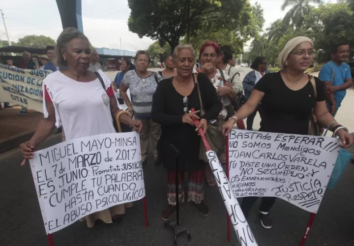 Son incontables las protestas en las calles realizadas por estas personas para exigir justicia. /Foto Archivo