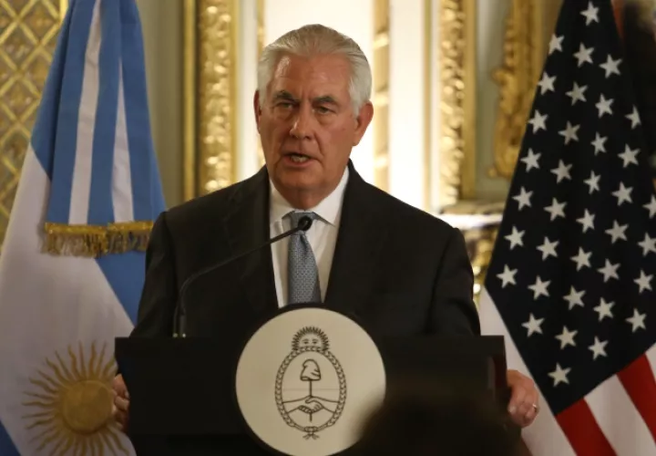 Rex  Tillerson, secretario de Estado de Estados Unidos. AP