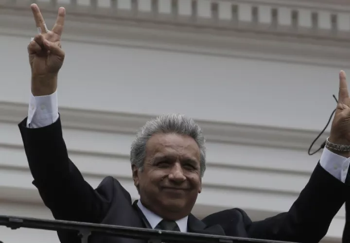 El presidente ecuatoriano Lenín Moreno  logra una importante victoria política. AP