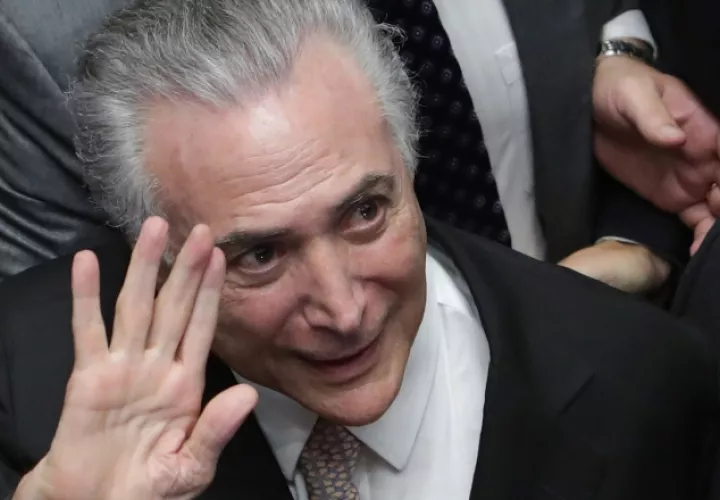 Presidente de Brasil, Michel Temer. AP