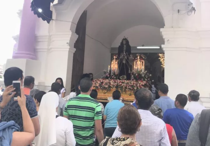 La imagen de Jesús de Nazareno de Atalaya data de la época colonial. /Foto Víctor Eliseo Rodríguez 