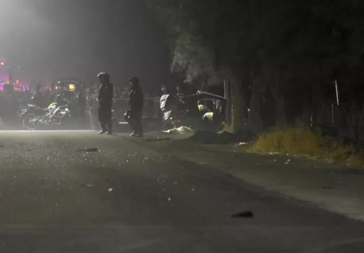 Investigan el accidente. EFE