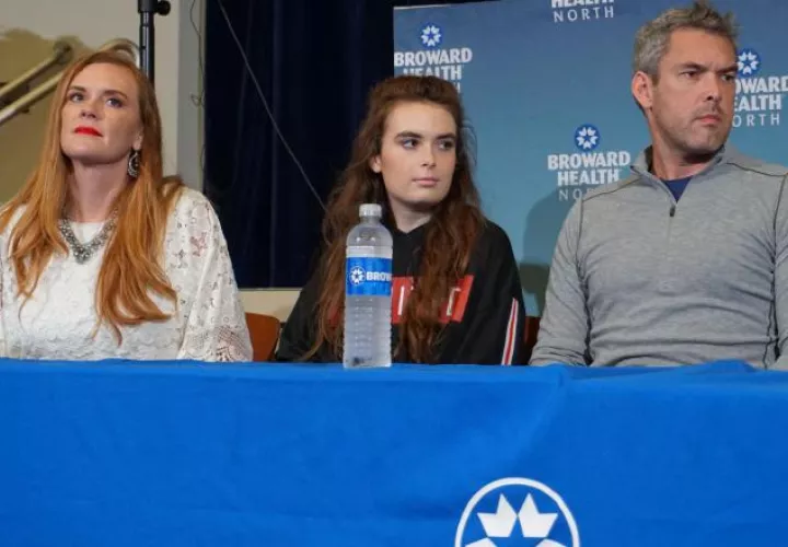 Maddy Wilford, podrá volver en los próximos días a la escuela secundaria de Parkland. EFE