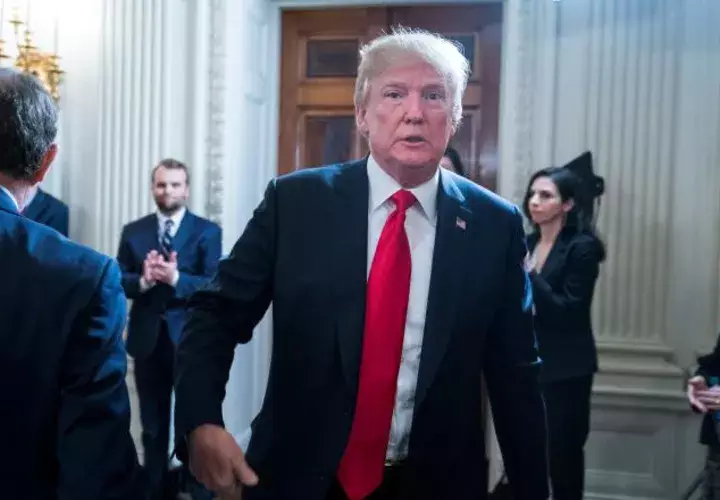 El presidente Donald Trump, tomará algunas precauciones. EFE
