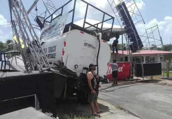 La FTC, inspeccionó el área para definir si se podía utilizar para el cierre de las fiestas. Foto/Eric Montenegro