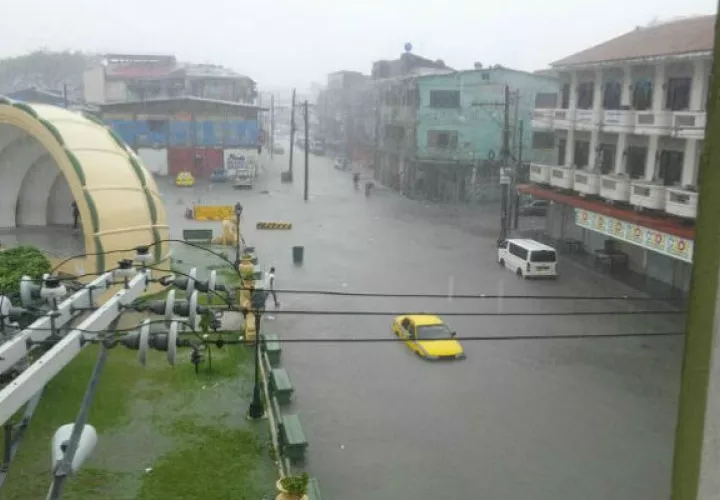 El nivel del agua en la provincia.  Foto: Diómedes Sánchez. 