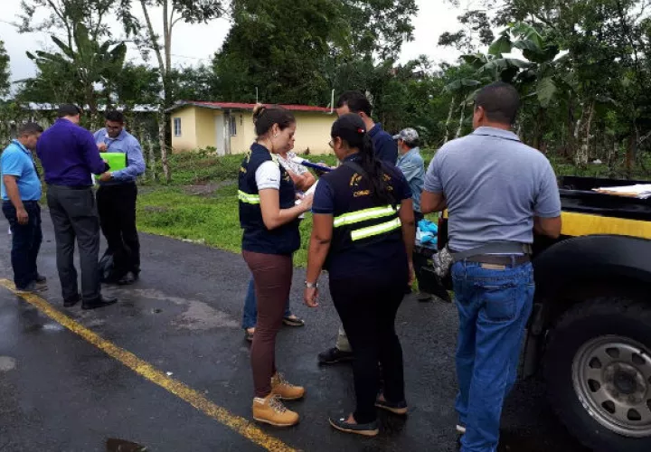 El crimen fue en la comunidad de Salitral. Foto: José Adames. 