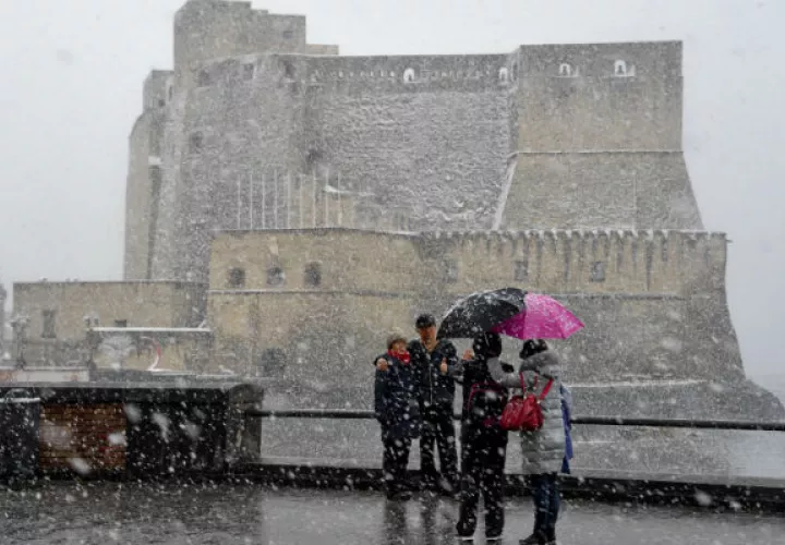  Italia ha sido azotada por una ola de frío. Foto: EFE 