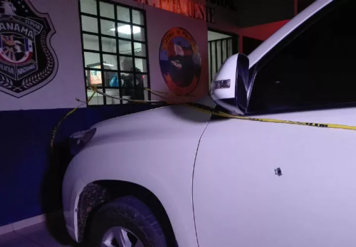 El vehículo en que se transportaba Leticia Mitre. 