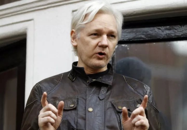 Activista australiano Julian Assange. FOTO/AP