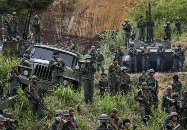 Fuerzas armadas bolivarianas. Foto: Archivo.