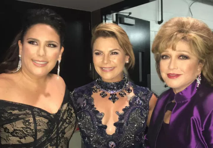 Olga compartió escenario con diferentes artistas. Foto: Instagram 