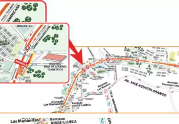 La salida del Corredor Norte estará cerrada, entre otros puntos.