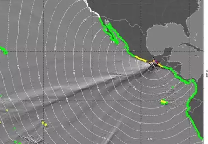 El temblor fue de 7.5 y su epicentro se localizó en el Estado de Oaxaca / Redes Sociales.