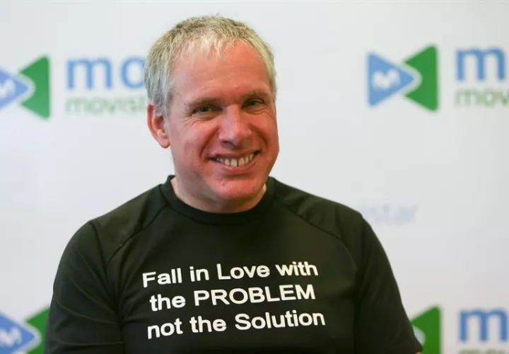 El cofundador de la aplicación de navegación Waze Uri Levine 