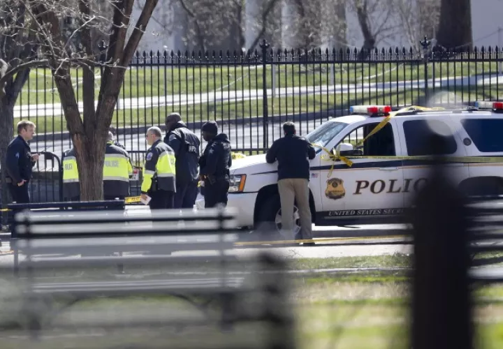 Vigilancia en la Casa Blanca. AP
