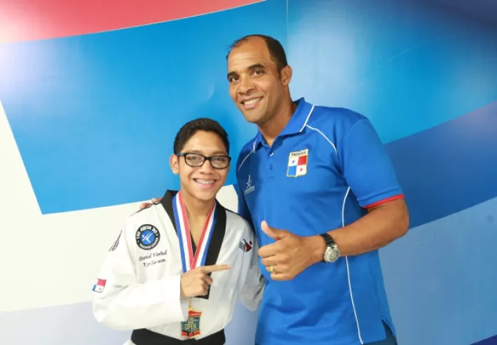 Verbel y Martín Peterson. /Foto Anayansi Gamez