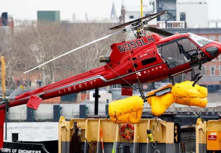 Helicóptero accidentado EFE