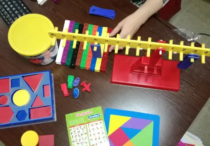 Parte de los manipulables a los que tienen acceso los docentes y niños del IBI; mismos que hay en otras instituciones escolares. Foto: Panamá América