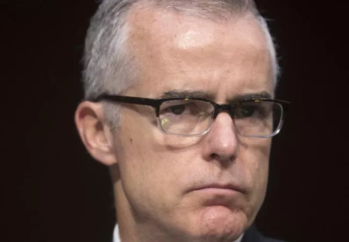 Exdirector del FBI, Andrew McCabe.