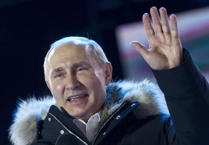 El presidente ruso, Vladímir Putin, logró en  Crimea el apoyo de  un 91% del electorado. AP