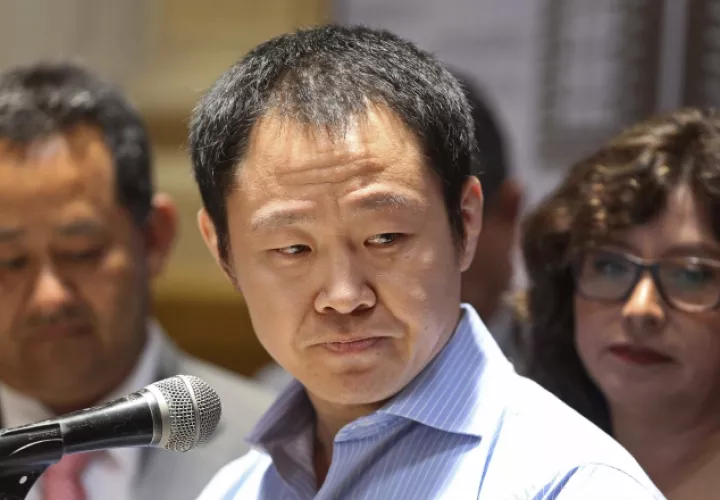 Líder político Kenji Fujimori. AP