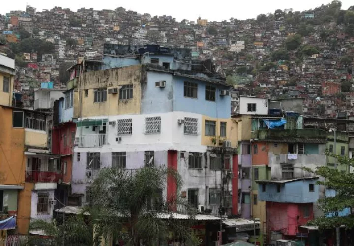 Vista general de la favela de Rocinha. EFE