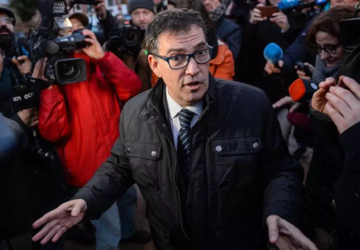 Jaume Alonso-Cuevillas Sayrol, abogado del expresidente de la Generalitat de Cataluña Carles Puigdemont. EFE