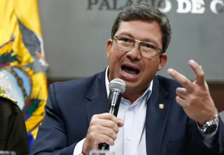 Ministro del Interior de Ecuador, César Navas. EFE