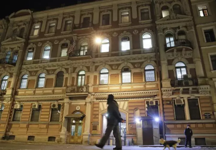 Las instalaciones del consulado de Estados Unidos en San Petersburgo será cerrado. AP