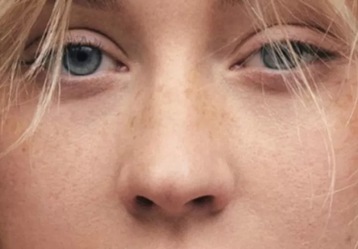 Así luce el rostro de Christina Aguilera en la revista 'Paper'. Tomada de Instagram