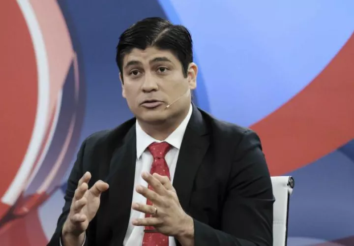 Candidato del oficialista Partido Acción Ciudadana (PAC),  Carlos Alvarado, EFE