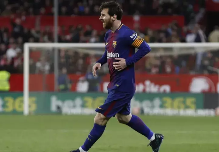 Lionel Messi ejerció su papel de líder del barcelonismo y anotó el gol del empate. /Foto AP