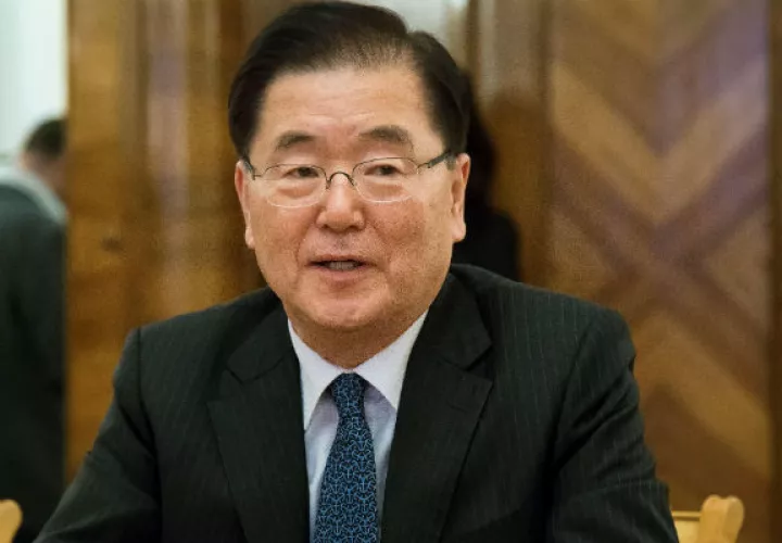 Chung Eui-yong  es el responsable de seguridad nacional surcoreano. FOTO/EFE