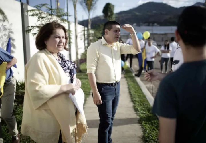 Candidato presidencial Fabricio Alvarado del Partido Restauración Nacional (PRN).