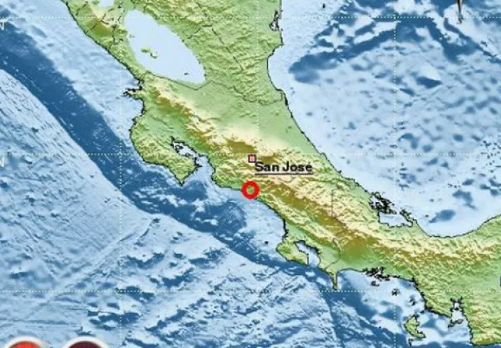 La Red Sismológica Nacional precisó que el sismo ocurrió a las 3:42 de la tarde.