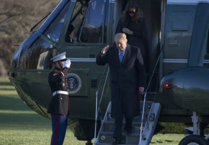 El presidente Donald Trump ya planea su reelección presidencial. FOTO/AP