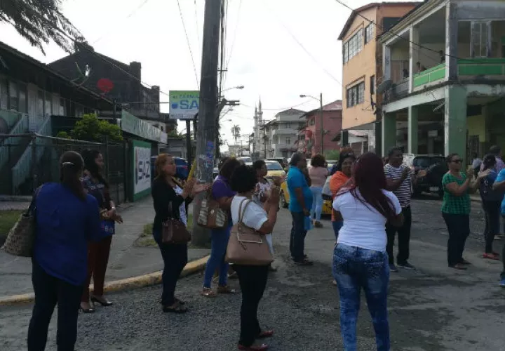 Padres de familia han protestado. Foto: Diógenes Sánchez S. 