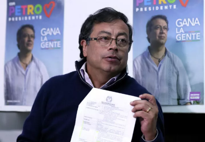 El candidato presidencial Gustavo Petro, aclara la situación. FOTO/EFE