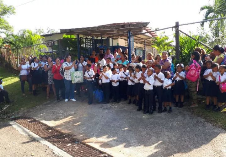 La escuela primaria de Santa Clara. Foto: Eric Ariel Montenegro. 