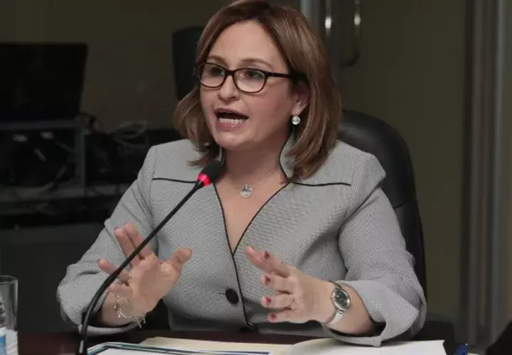La procuradora general de la nación, Kenia Porcell, en ocasiones anteriores ha expuesto su labor al frente de esta institución ante los diputados. Archivo    