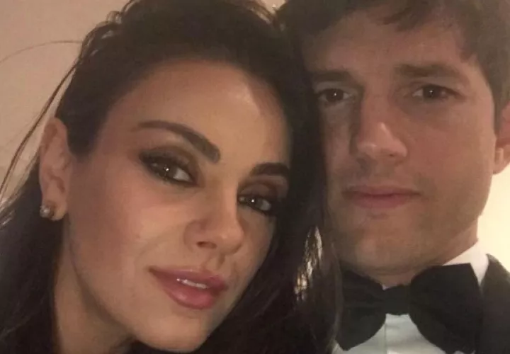 Ashton Kutcher y Mila Kunis. Foto: Tomada de Instagram