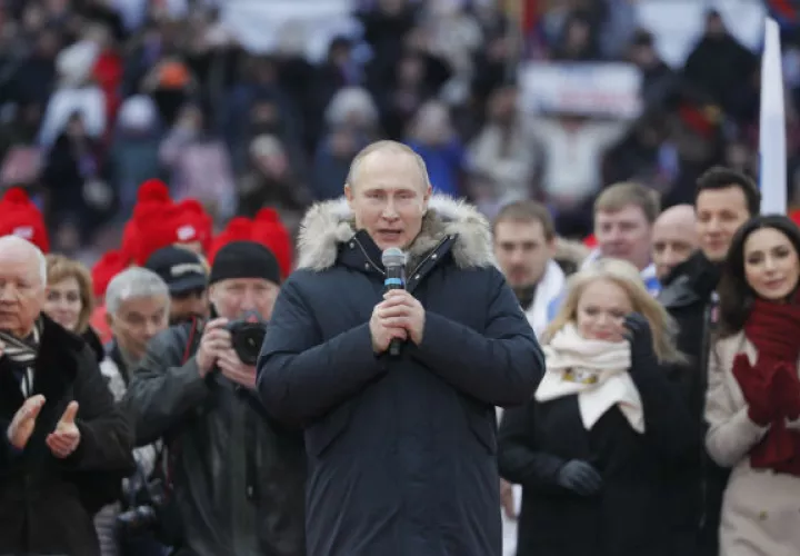 El presidente Vladímir Putin, ha sido tajante en su defensa hacia sus compatriotas. FOTO/AP