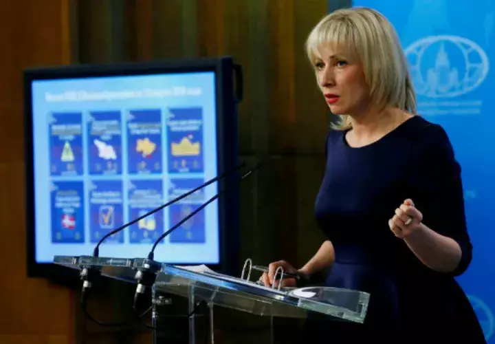 La portavoz del Ministerio ruso de Exteriores, Maria Zakharova, anuncia medidas diplomáticas contra EE.UU. FOTO/EFE