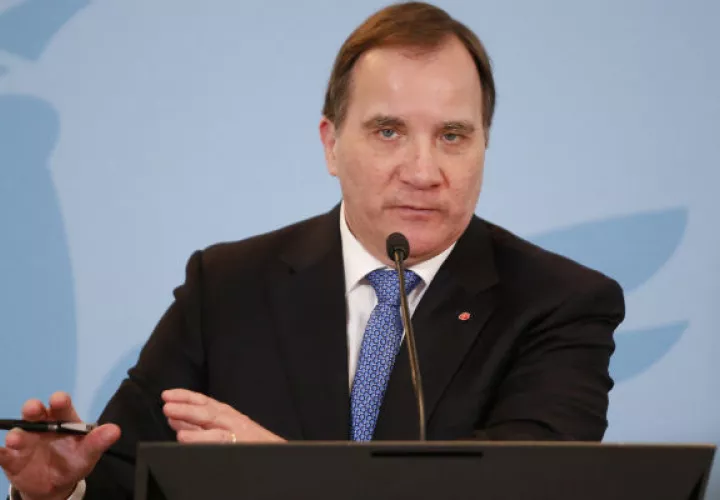 Primer ministro, de Suecia, Stefan Löfven. FOTO/AP